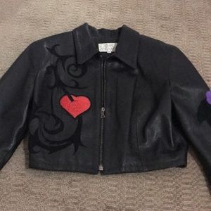 Leather jacket